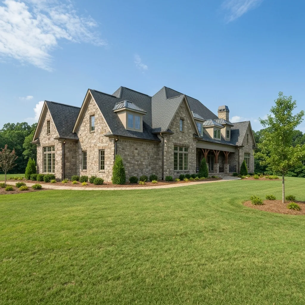 Leaf protection on a stone estate